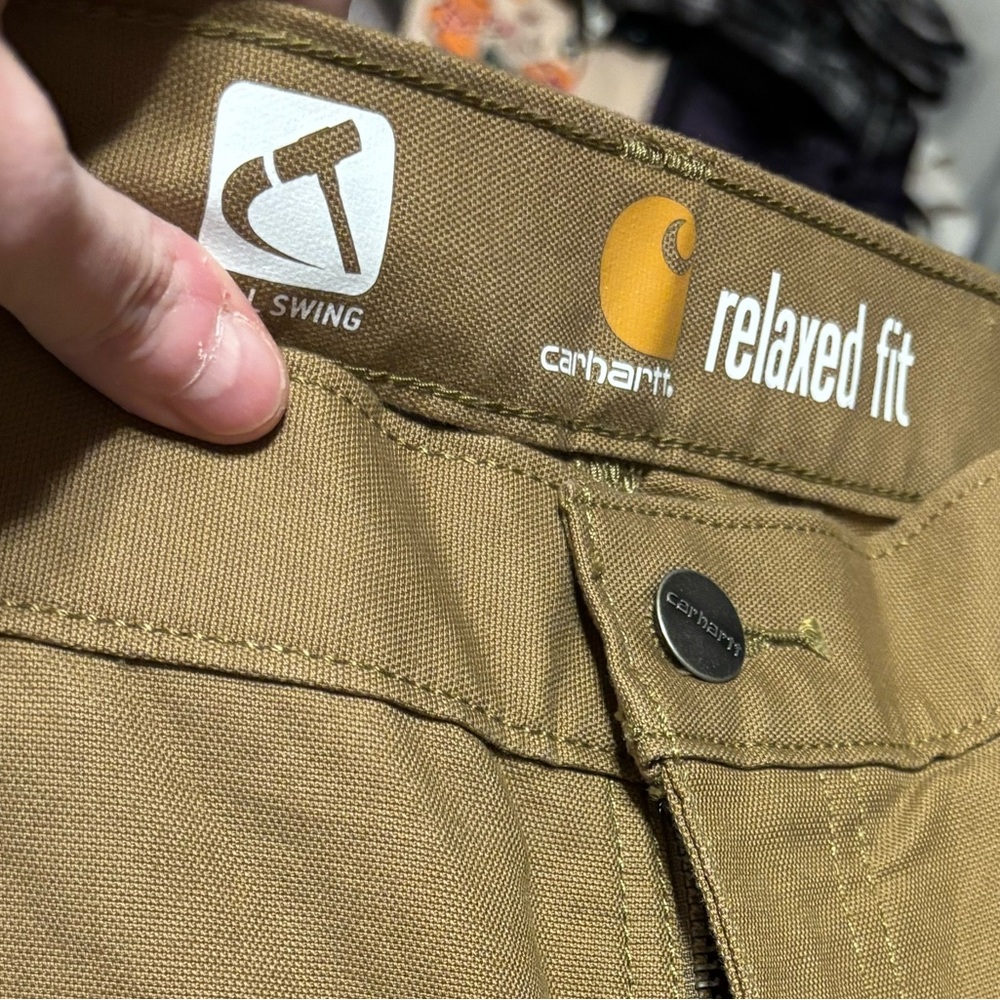 Carhartt Full Swing Relaxed Fit canvas Pant 40x32 Men's - Picture 12 of 16